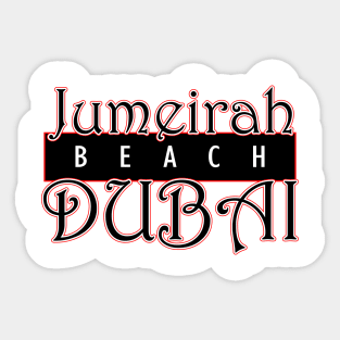 Jumeirah Beach Dubai Sticker